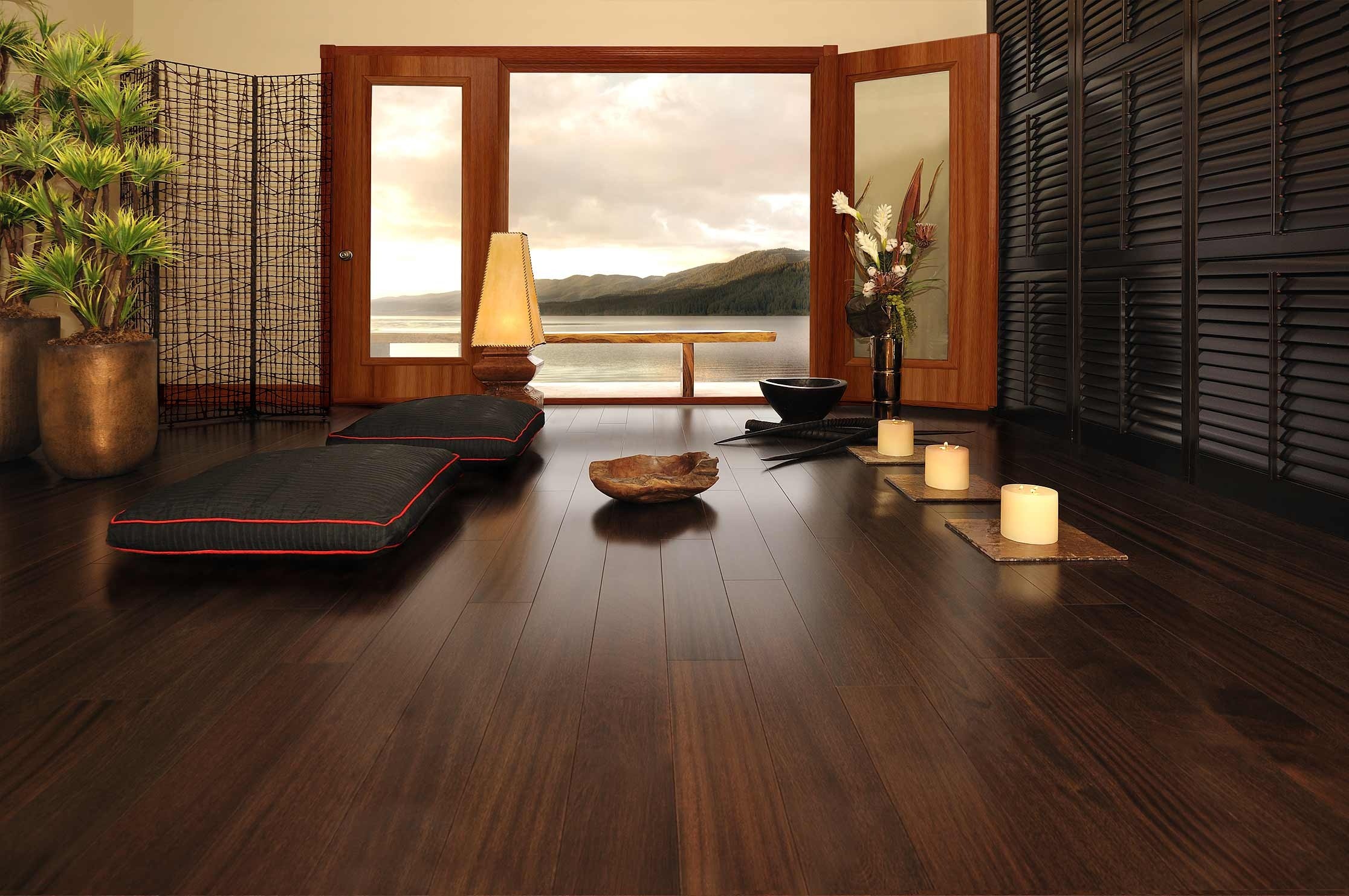 What are the types of wooden floors?