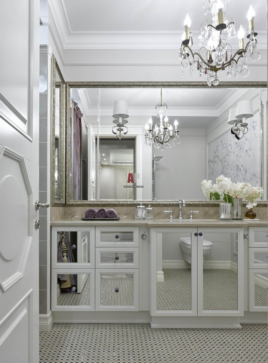 The Mirrored Bathroom Vanity