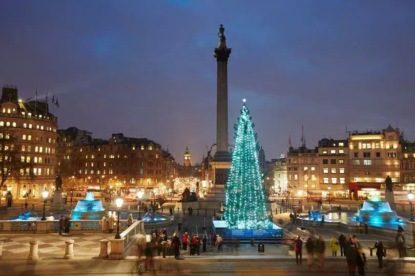 B. Trafalgar Square Christmas Tree