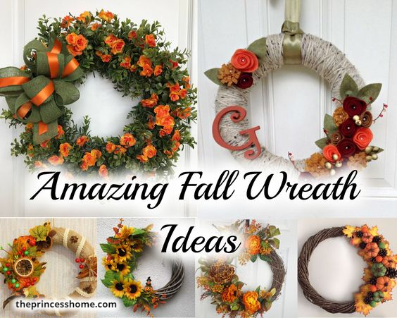 Amazing 35 Fall Wreath Ideas