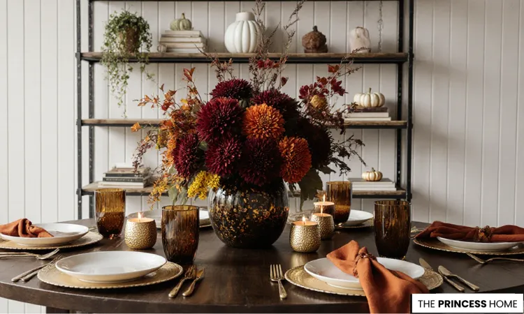 Bold Fall Tablescape