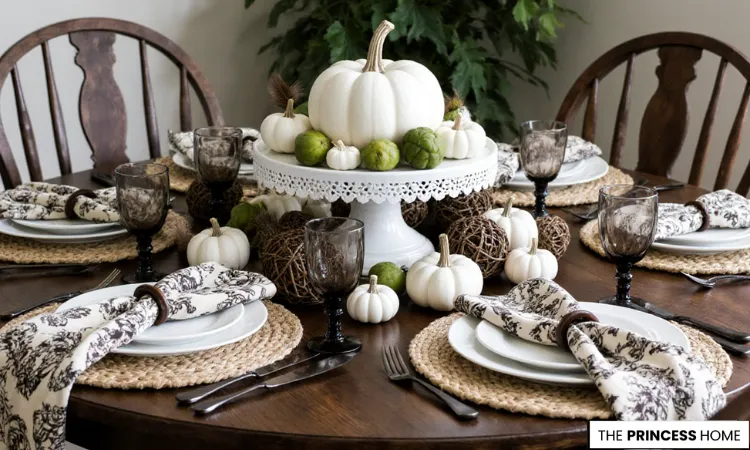Charming Farmhouse Fall Tablescape