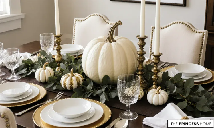 Classic Glam Thanksgiving Tablescape