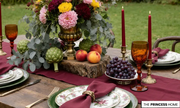  Deep Jewel Tones for Autumn Dinner