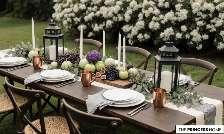 Dining Rich Purple & Green