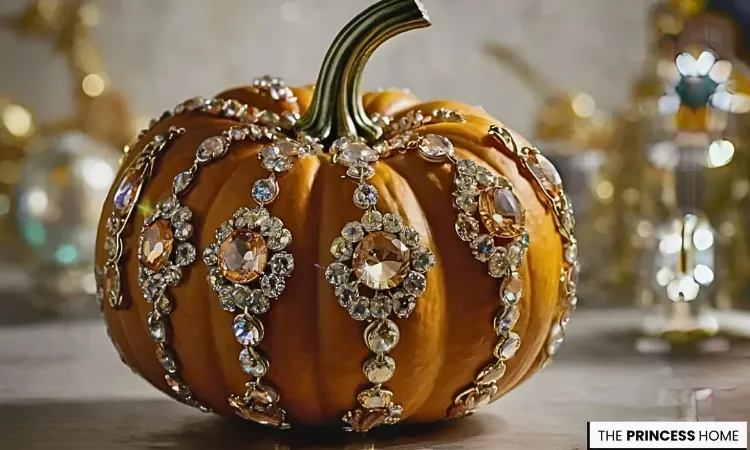 High Glam Jeweled Pumpkin