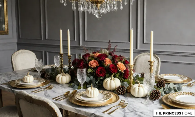  Jewel Toned Fall Tablescape