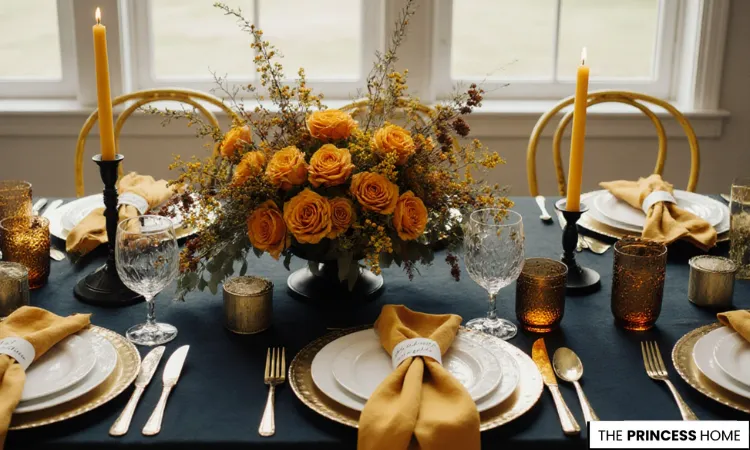 Moody Autumn Tablescape
