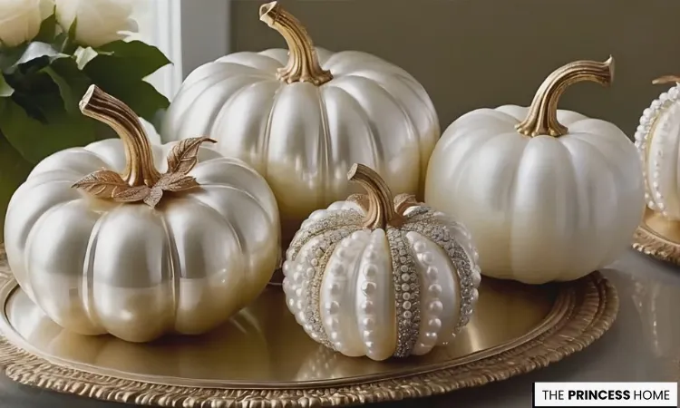 Pearl & Silk Pumpkins