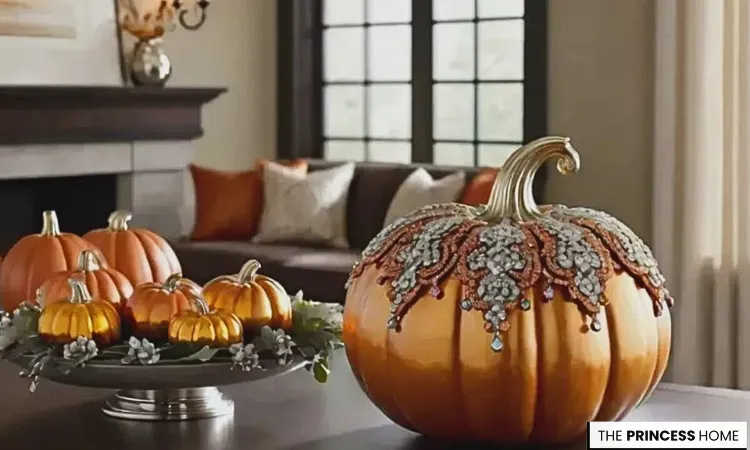Regal Jeweled Pumpkins