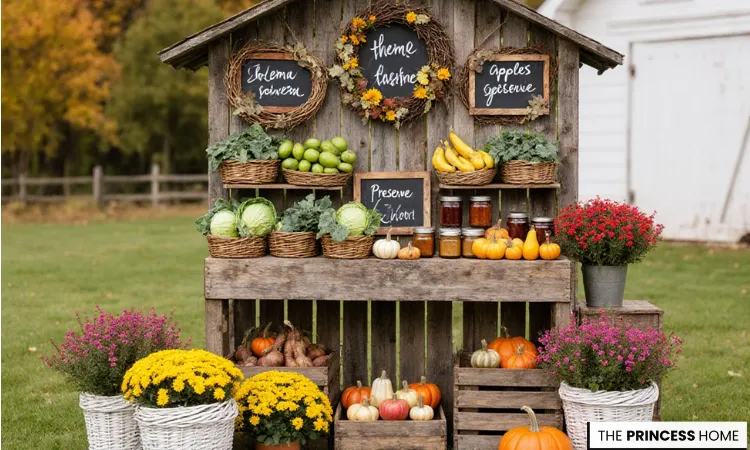Rustic Farm Stand Display