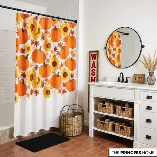 Bold Autumn Bathroom