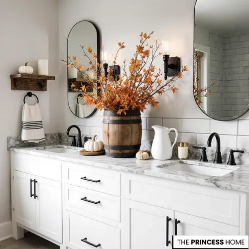 Chic Fall Double Vanity