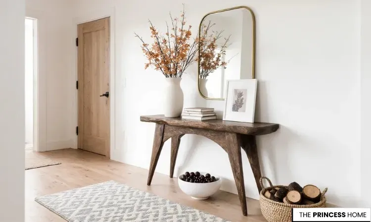 Chic Modern Autumn Console Table