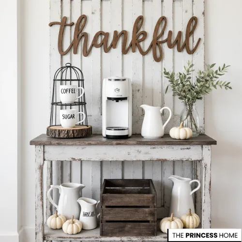 Chic Thankful Coffee Station
