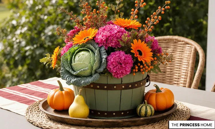 Colorful Harvest Floral Centerpiece