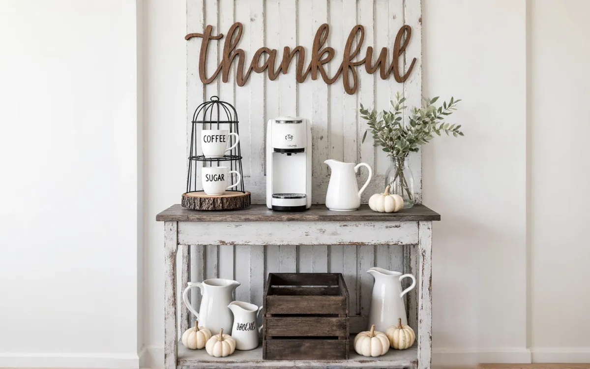Cozy Fall Coffee Bar Ideas to Transform Your Home This Autumn