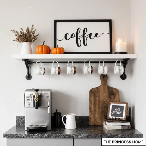 Cozy Fall Coffee Nook Decor