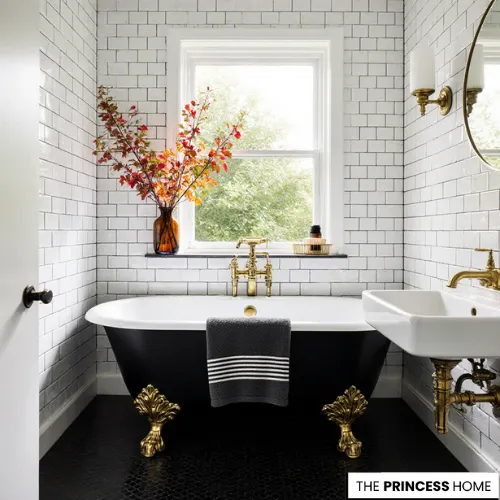 Dramatic Bathroom Design