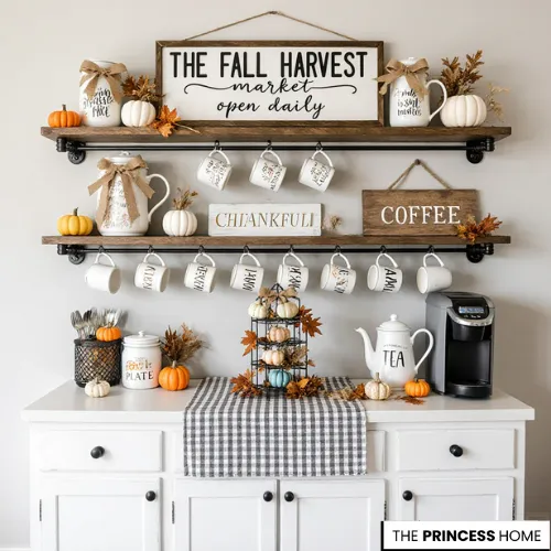 Farmhouse Fall Coffee Bar