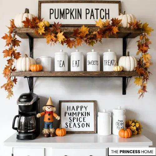 Festive Autumn Coffee Station