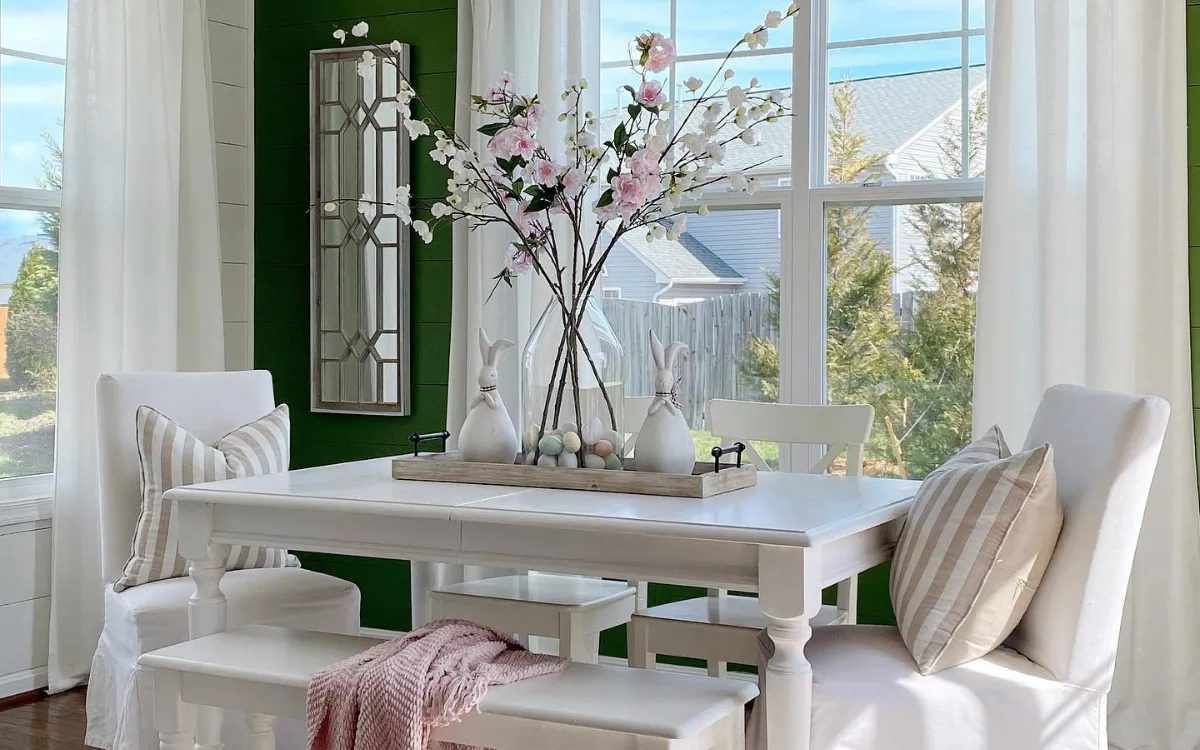 Home Tour Elegant Cottage Home Bright Decor For Spring