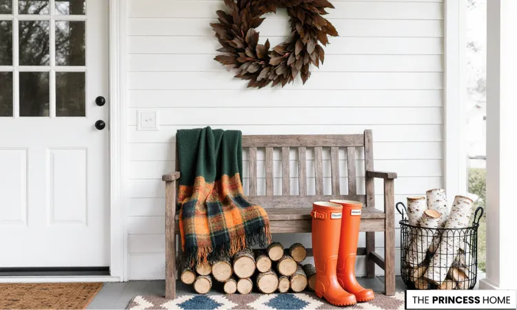 Inviting Farmhouse Fall Front Porch