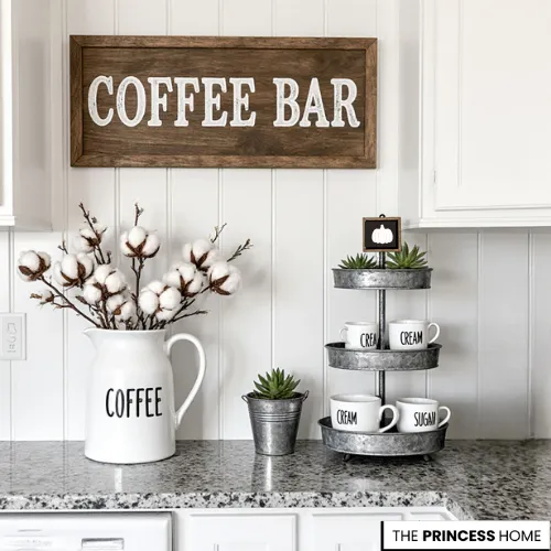 Modern Farmhouse Coffee Bar