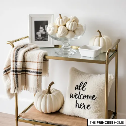 Modern Glam Fall Decor