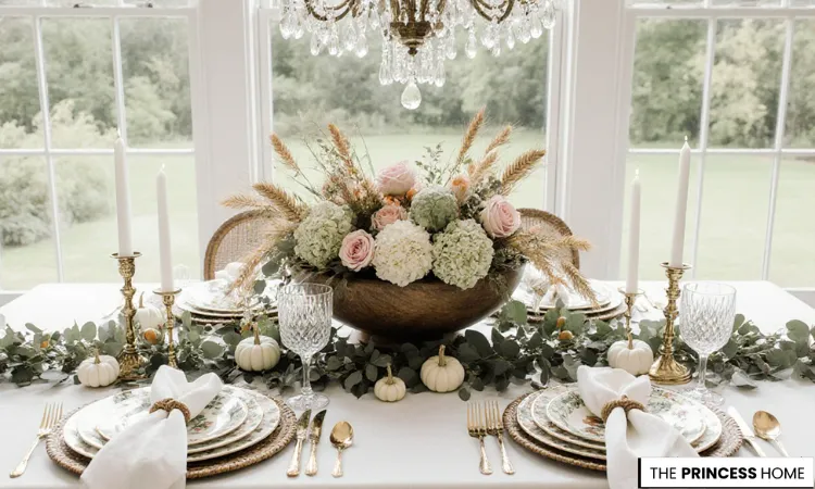 Neutral & Pastel Fall Tablescape