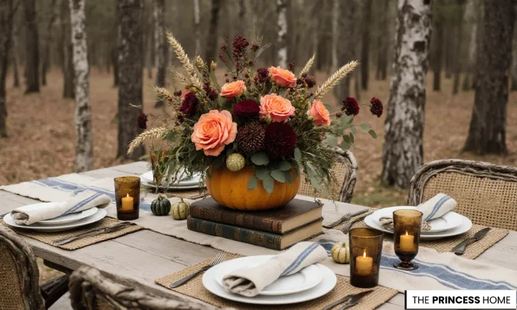 Rustic Woodland Fall Tablescape