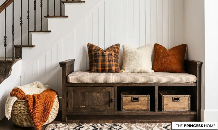 Warm and Cozy Autumn Entryway