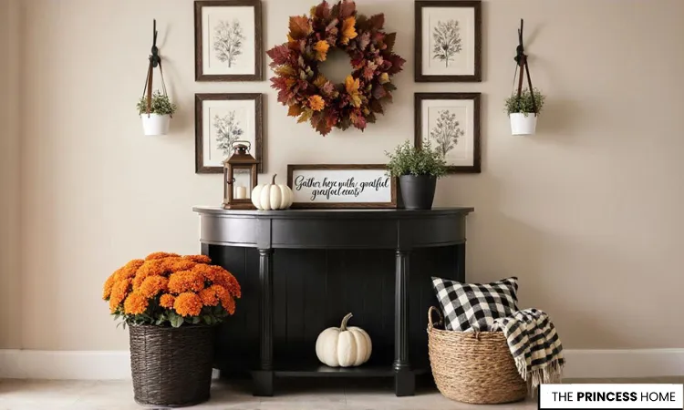 Welcoming Autumn Entryway