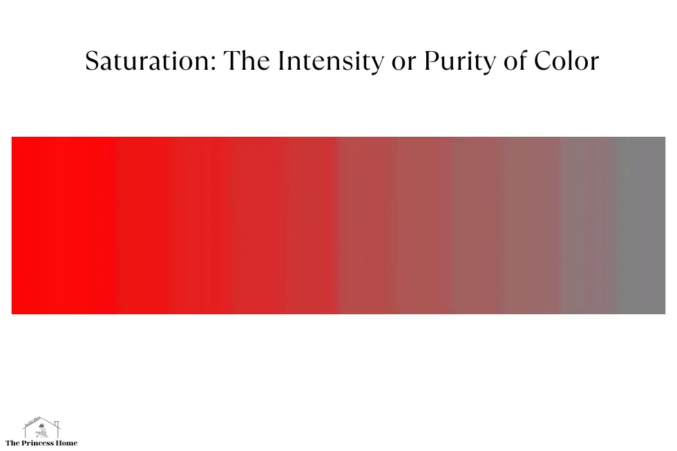 3. Saturation: The Intensity or Purity of Color