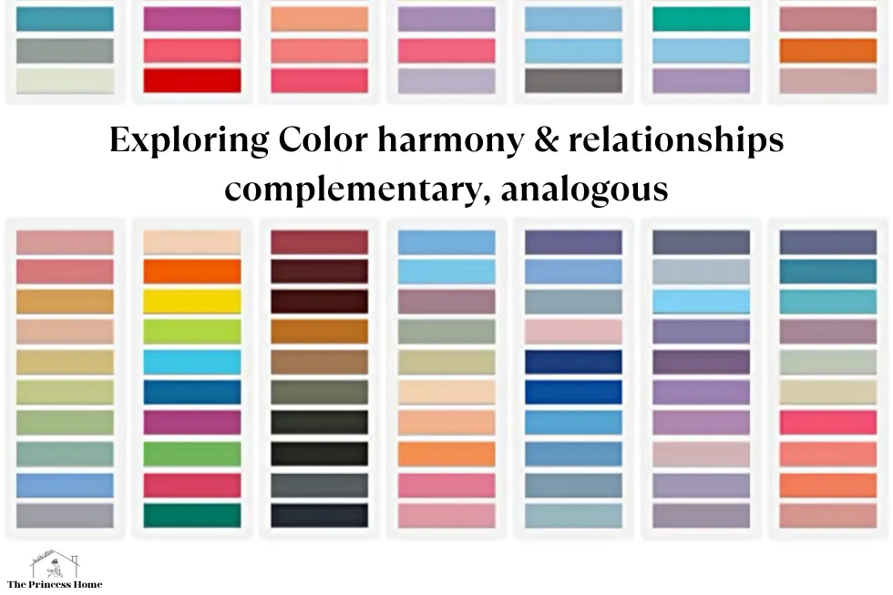 Exploring Color harmony & relationships: complementary, analogous