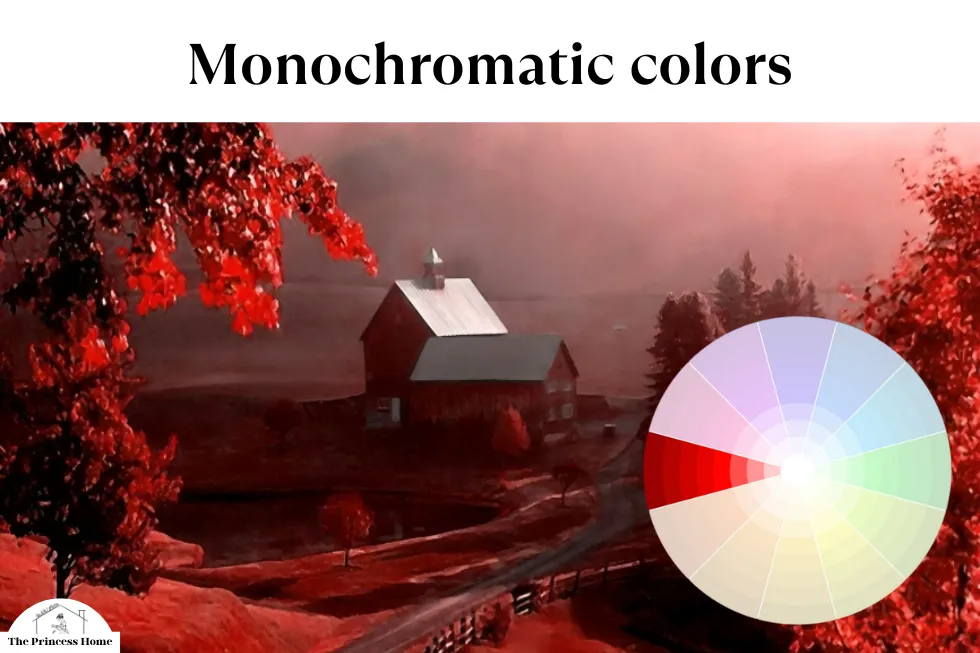 4.Monochromatic colors