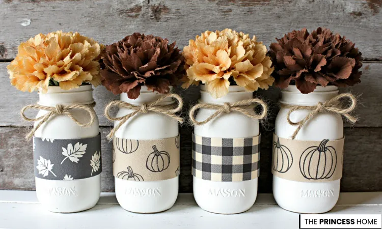 Elegant Farmhouse Jars for Fall