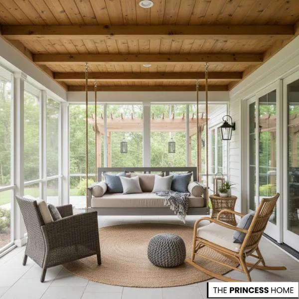 Screened Porch Swing