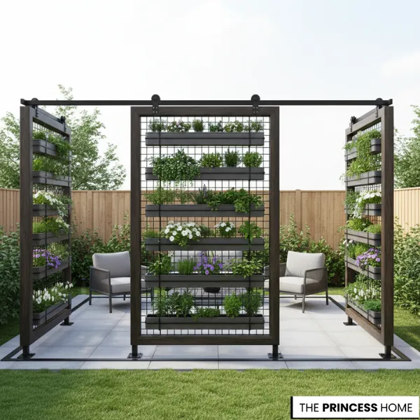 Sliding Planter Walls