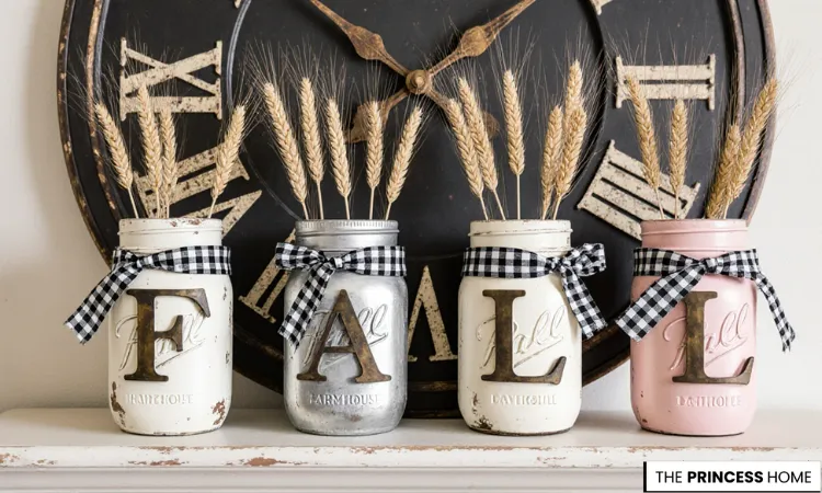 Vintage Farmhouse Fall Jars