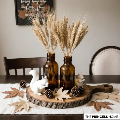 Cozy Rustic Harvest Table Decor