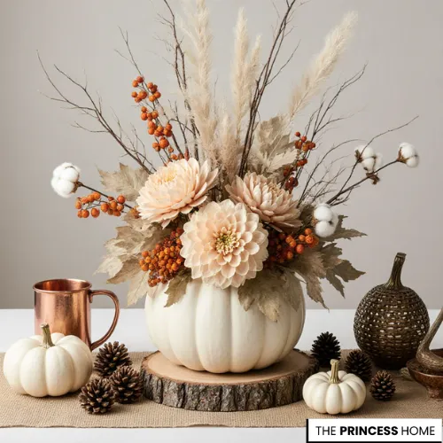 Neutral Autumn Arrangement