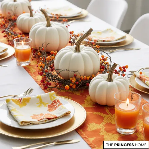 Vibrant Pumpkin & Berry Runner