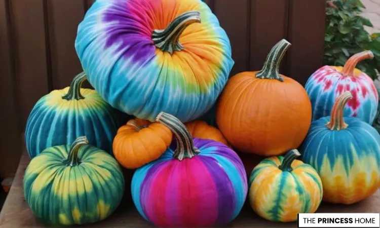 Psychedelic Tie Dye Pumpkins