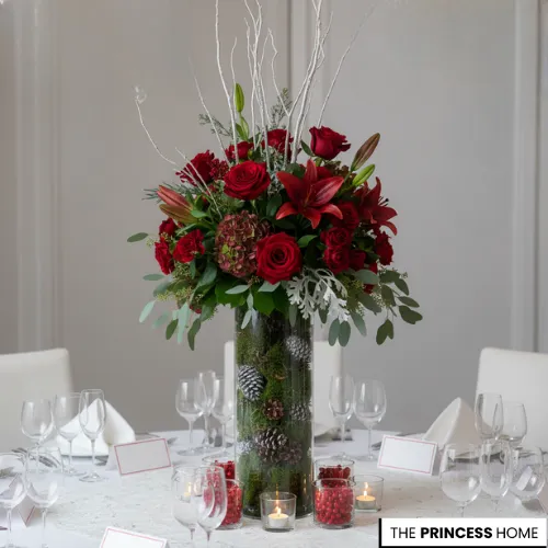Dramatic Tall Floral Centerpiece