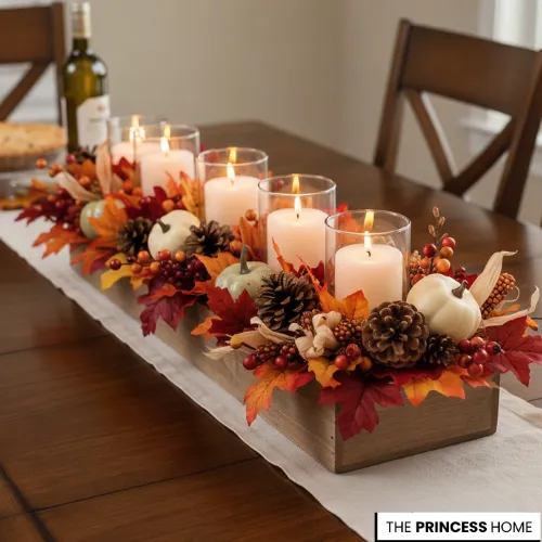 Fall Table Runner Centerpiece