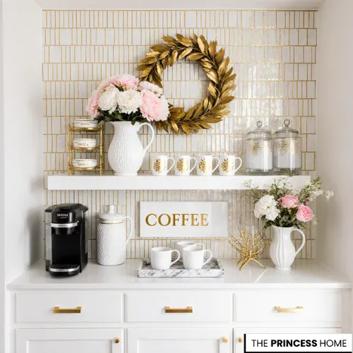 Glamorous Coffee Bar Station