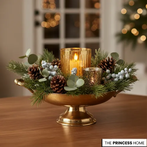 Golden Elegance Centerpiece