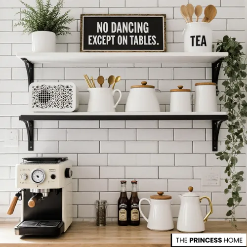 Modern Farmhouse Espresso Station