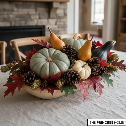 Pumpkin & Fruit Centerpiece